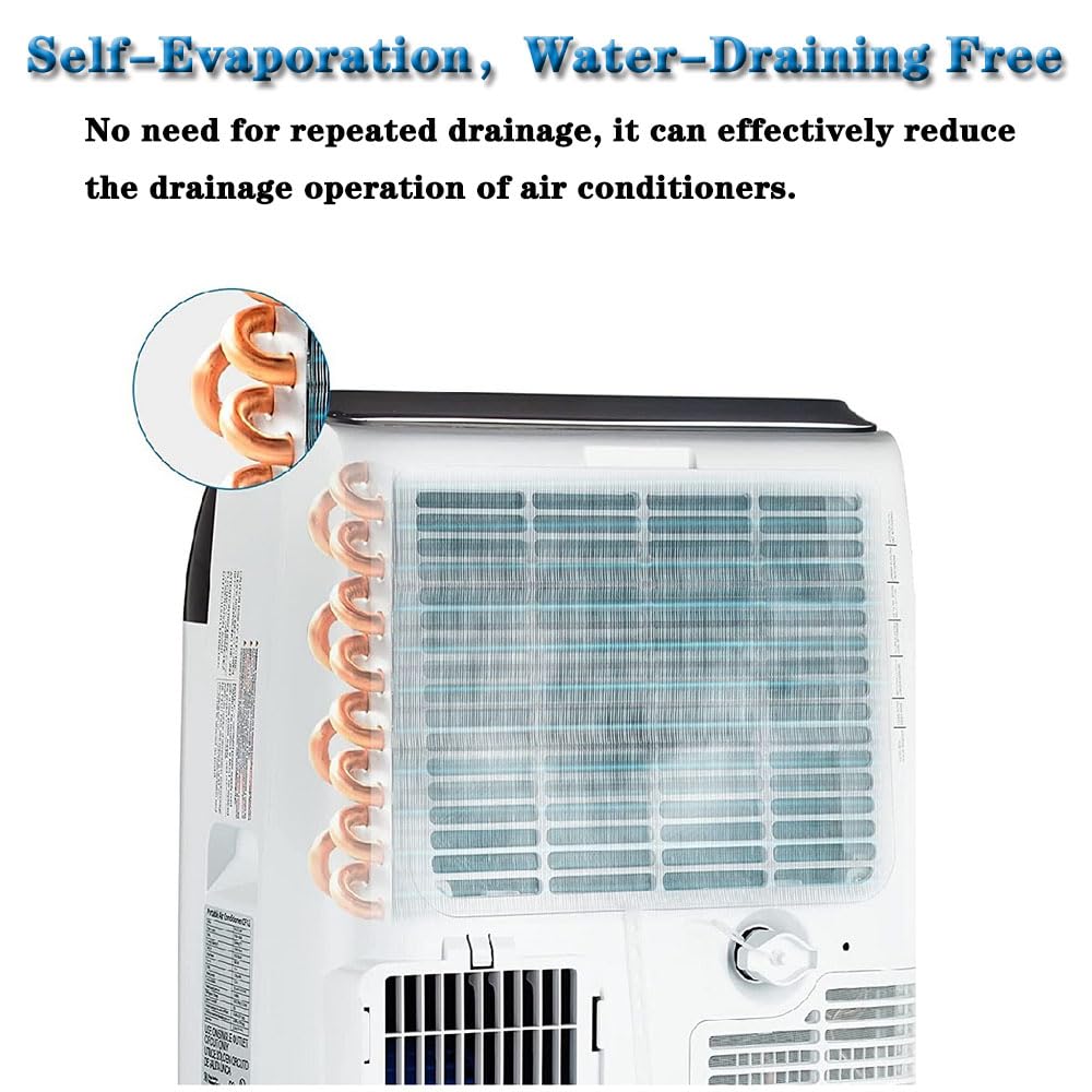Garvee 12000 BTU 3-in-1 Portable AC Unit | Cools 550 sq.ft with Fast Auto Cooling | Quiet Air Conditioner with Dehumidifier for Bedroom & Living Room - Black