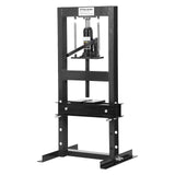 Garvee 6 Ton H-Frame Hydraulic Shop Press - Adjustable Height Floor Press for Car Repair, 18.9" x 15.75" x 36.8", Includes Gloves, Black - Black