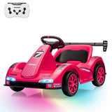 Garvee Kids Go Kart Ride On Drift Kart Dual Motors Battery Powered Outdoor Racing Toy Boys Girls 2 Mph