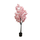 Garvee 5FT Cute Hairy Artificial Tree With Faux Cherry Blossom Flowers Indoor Outdoor Home Office Pink - Cherry Pink