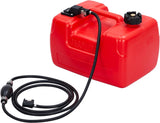 Garvee HDPE Marine Fuel Tank Kit Portable Boat Gas Tanks for Outboards 12L 24L 55L Durable UV-Resistant - Red