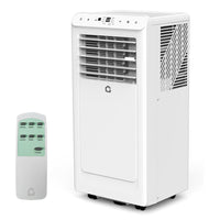 Garvee 8000 BTU Portable Air Conditioners Cool Up to 350 Sq.Ft,3 IN 1 Portable Ac Unit with Remote Control/LED Display/24Hrs Timer/Window Installation Kit & Low Noise for Home/Hotel/Office - White Top
