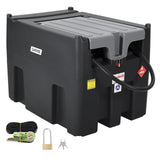Garvee Portable Fuel Tank 116 Gallon Diesel Gasoline Transfer Tank With 12V Electric Pump For Tractors Trucks Lawn Mowers Black - Black
