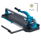 Garvee Manual Tile Cutter - Porcelain Ceramic Cutter With Tungsten Carbide Wheel, Infrared Positioning, Anti-Skid Feet, for Workshops & Industrial Sites.(48") - Blue