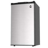 Garvee 3.2 Cu.Ft Mini Fridge with Freezer, Single Door Compact Refrigerator, Silver, Adjustable Thermostat, Energy Saving for Bedroom Dorm Office - Silver