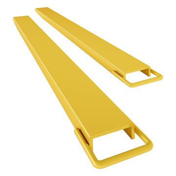 Garvee Pallet Fork Extension, [4.5" Width 60" Length] Heavy Duty Steel Pallet Extensions for Forklift Truck, 4600LBS - Yellow