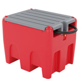 Garvee Portable Fuel Tank 58 Gallon Diesel & Gasoline Transfer Tank With 12V Electric Pump, 10 GPM Flow Rate, Red, Durable & Portable - Red