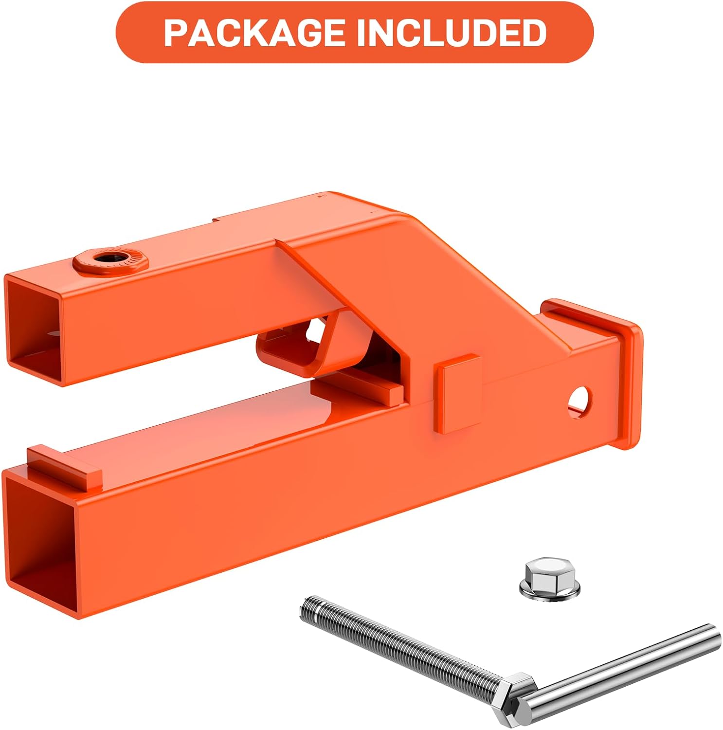 Adaptateur d'attelage de remorque à pince Garvee 2 pouces pour godet de tracteur