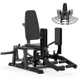 Garvee Inner And Outer Thigh Machine Hip Abductor Adductor Gym Equipment Adjustable Pads 68.5"L x 70.8"W x 43.7"H Black - Black
