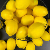 Garvee 12 Artificial Lemons Realistic Faux Citrus Decor, High-Density Foam, Vivid Yellow, Kitchen Table Decoration, Photography Prop