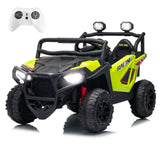 Garvee 24V Ride On Toys for Big Kids, 2 Seater Electric UTV Car with Remote Control, 43.5x28.54x30 inches, Multi-Color - Green