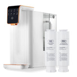 Garvee Countertop Reverse Osmosis Water Filter 5-Stage RO Filtration System Portable Pitcher Kitchen 17x7.2x14.8 Inch White - White