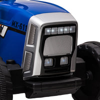 Garvee Ride - P Series: 12V Electric Tractor & Trailer for Kids, 3-6 Yrs - With RC - Blue / 25W