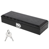 Garvee Jonakaren 34.5 Inch Aluminum Truck Tool Box with Lock Heavy Duty Waterproof Storage Organizer for Truck Bed Trailer Pickup ATV RV 34.5" x 13" x 6.5" - Black