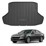 Garvee Trunk Mat Compatible with 2022-2025 Honda Civic, All Season Cargo Mat, Scratch-Resistant TPE, Waterproof, Black