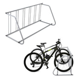Garvee Single Side 6 Bike Floor Rack 72 Inch Length Freestanding Bicycle Parking Stand Grey Heavy Duty Storage - Grey