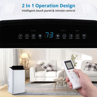 Garvee Portable Air Conditioner 14000 BTU, Cools 750 Sq Ft, 3-in-1 AC with Fan Dehumidifier, Remote, Window Kit, Fast Cooling for Home Office
