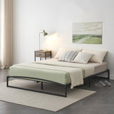 Garvee 6 Inch Metal Twin Bed Frame with Unique Arch Design, Low Profile, Sturdy Steel Slats, Noise-Free, Easy Assembly, Black - Black(6Inch)