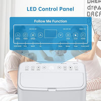Garvee 15,000 BTU Portable Air Conditioner, Cools up to 800 Sq.ft, Portable AC Built-in Cool with Dehumidifier and Fan Modes, Remote Control and Installation Kits, < 50dB, White