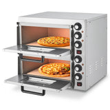 Garvee Commercial Countertop Pizza Oven 3600W Stainless Steel Electric Pizza Maker for Home and Restaurant 12 Inch