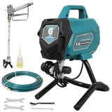 Garvee X10 Airless Paint Sprayer 0.32GPM Stand 3300 PSI 750W with Extension Pole and Cleaning Kits for House Fence Painting DIY Furniture