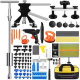 Garvee Paintless Dent Repair Kits Car Dent Removal Tools Dent Puller Kit for Auto Body Dents with Dent Lifter Bridge Puller Rubber Hammer T-Bar Suction Cup
