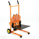 Garvee 450LB Hydraulic Material Lift Adjustable Pallet Truck Dolly for Warehouse Garage Workshop 36" Max Lift Black