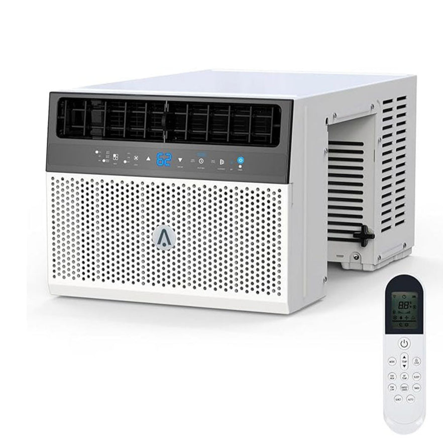 Garvee 6000 BTU Window Air Conditioner Heater Combo U-Shaped Design Home Office Dorm White Ultra Quiet Energy Efficient