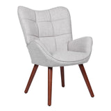 Garvee Mid Century Modern Farmhouse Dining Chairs With Oak Wood Legs For Kitchen Dining Room Living Room Restaurant Coffee Shop