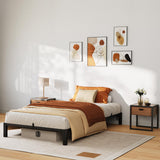 Garvee 8 in Twin Bed Frame Heavy Duty Metal Platform Bed Frame No Box Spring Required Support Up to 800 LBS Black