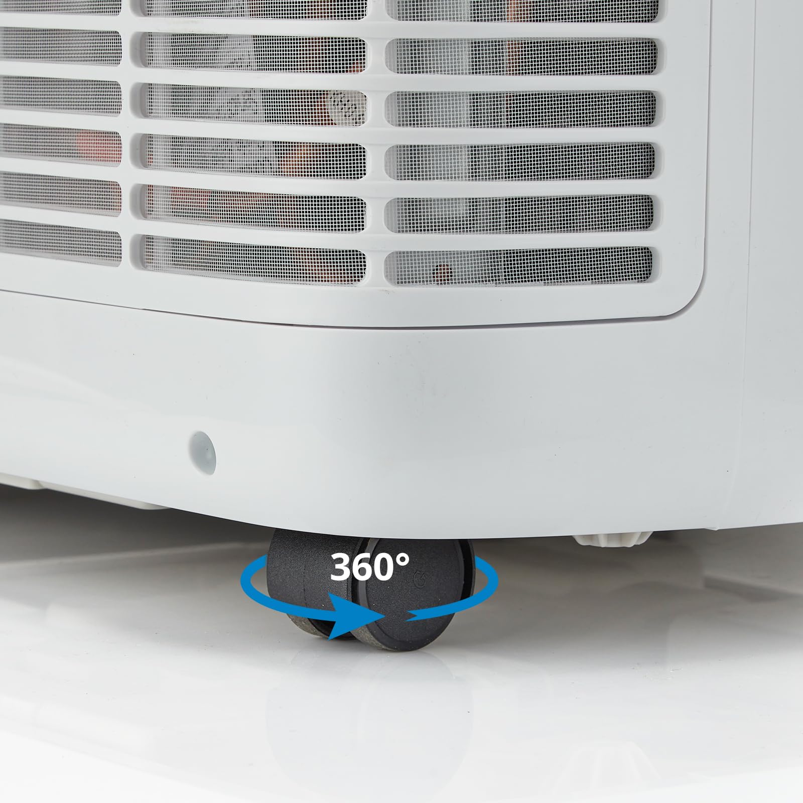 Garvee 12000 BTU 3-in-1 Portable AC Unit | Cools 550 sq.ft with Fast Auto Cooling | Quiet Air Conditioner with Dehumidifier for Bedroom & Living Room - Black
