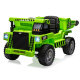 Garvee Ride - P Series: 12V Electric Bed Remote Control Shovel USB MP3 Music Battery Indicator Green - Green