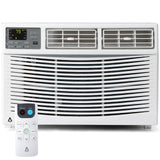 Garvee Window Air Conditioner 8000 BTU, Energy Saving, Remote Control, Bedroom, Apartment, Living Room, Office, Compact Size, White - 