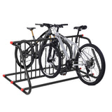 Garvee Large Commercial Bike Rack, Grid Bike Rack In Ground, Freestanding Bicycle Floor Parking Stand for Garages, Streets, Bike Events, Grey, Multiple Sizes - Black 10 Bike/Double Sided