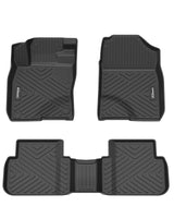 Garvee Floor Mats TPE All Weather Custom Fit For 2022-2025 Honda Civic 4dr Sedan & 5dr Hatchback Including Type R, 1st & 2nd Row, Black