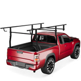 Garvee 1000 LBS Steel Truck Ladder Rack Adjustable For Pickup Truck Bed 49-64 Inches Width, Black