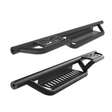 Garvee Running Boards Compatible with 2007-2018 Wrangler JK JKU Unlimited 2 Doors, Black Powder Coated Steel Nerf Bar, Two Stairs, 6 in Side Steps