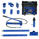 Garvee 12 Ton Porta Power Kit Heavy Duty Hydraulic Auto Body Frame Repair Kit Portable Storage Case for Cars Trucks SUVs - Blue