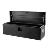 Garvee Black Steel Truck Bed Tool Box Trailer Tongue Box Truck Storage Organizer Tool Chest For Truck Bed RV Trailer 48x15x15 Black - Black - Model 2025A