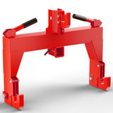 Garvee 3-Point Quick Hitch for Tractors with 3000 LBS Lifting Capacity, Red, Compatible with Category 1 Tractors, Attachment Between Lower Arms, 31.3x9.85x25.4 Inches - Red