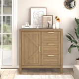 Garvee Buffet Cabinet Sideboard with Storage, Accent Storage Cabinet,Modern Buffet Cabinet with Storage with Adjustable Shelves for Entryway Living Room Kitchen