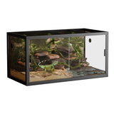 Garvee 120 Gallon Bearded Dragon Tank Reptile Terrarium Enclosure 4'x2'x2' Black