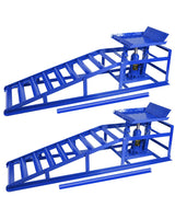 Garvee 2 Pack 5T 11000lbs Hydraulic Car Ramps Adjustable Height Low Profile Vehicle Lift Ramps for Cars Trucks Trailers Steel Black
