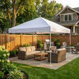 Garvee 10X20FT Instant Pop Up Canopy Tent Heavy Duty Waterproof UV Protected Tailgate Tent for Outdoor Party Wedding Patio Backyard, Adjustable Height, Steel Frame, Oxford Fabric