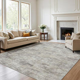 Garvee Solid Color Area Rugs 8x10 with Rubber Backing, Stain Resistant, Non Shedding, Low Pile Soft Carpet for Living Room Bedroom Dining Room Nursery, Camel - Airy Solid|Camel
