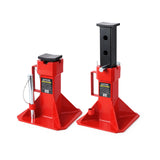 Garvee 22 Ton Jack Stands Heavy Duty Pin Type Car Jack Stand with Lock for Trucks Trailers Equipment Adjustable Height 13.8-19.7 Inch Red 1 Pair - Red
