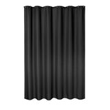 Garvee Luxury Waffle Weave Shower Curtain Water Resistant Heavy Duty Fabric Spa Style Bathroom Decor White - Black