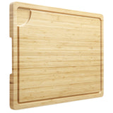 Garvee 20" Large Cutting Board, Bamboo Wood Cutting Board for Kitchen with Handles and Juice Groove, Reversible Chopping Board for Meat, Cheese Board Charcuterie Serving Tray, 20 x 14 Inch - Natural
