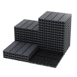 Garvee 27 Pcs 12x12 Inch Polymer Composite Interlocking Deck Tiles for Indoor & Outdoor, Grey, 27 Sqft, Waterproof Patio Flooring - Grey-2