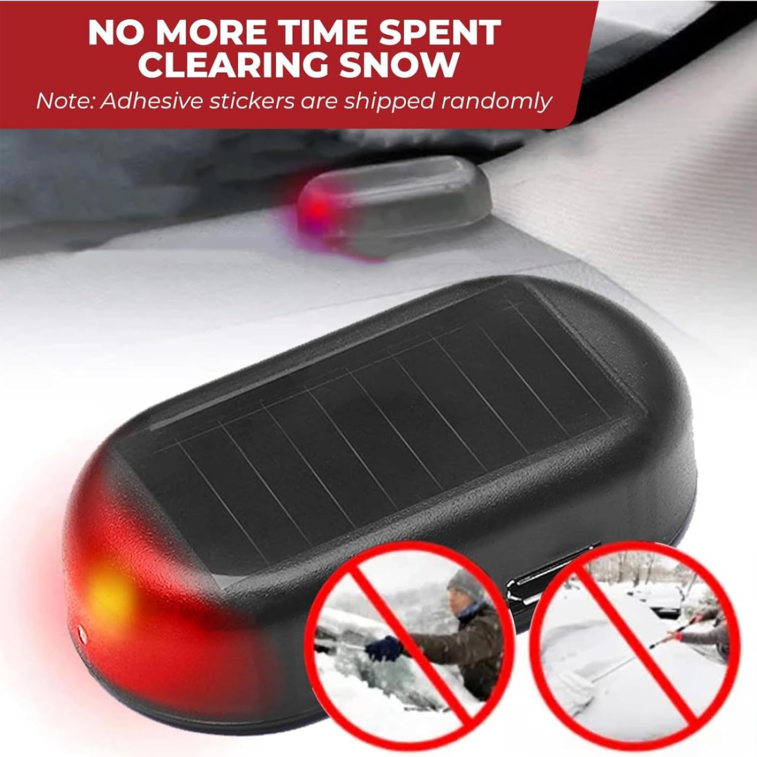 Garvee Electromagnetic Window De-Icing Device Microwave Anti-Freeze Snow Removal Instrument Universal Anti-Ice Defroster for Car & Home Glass Compact Size